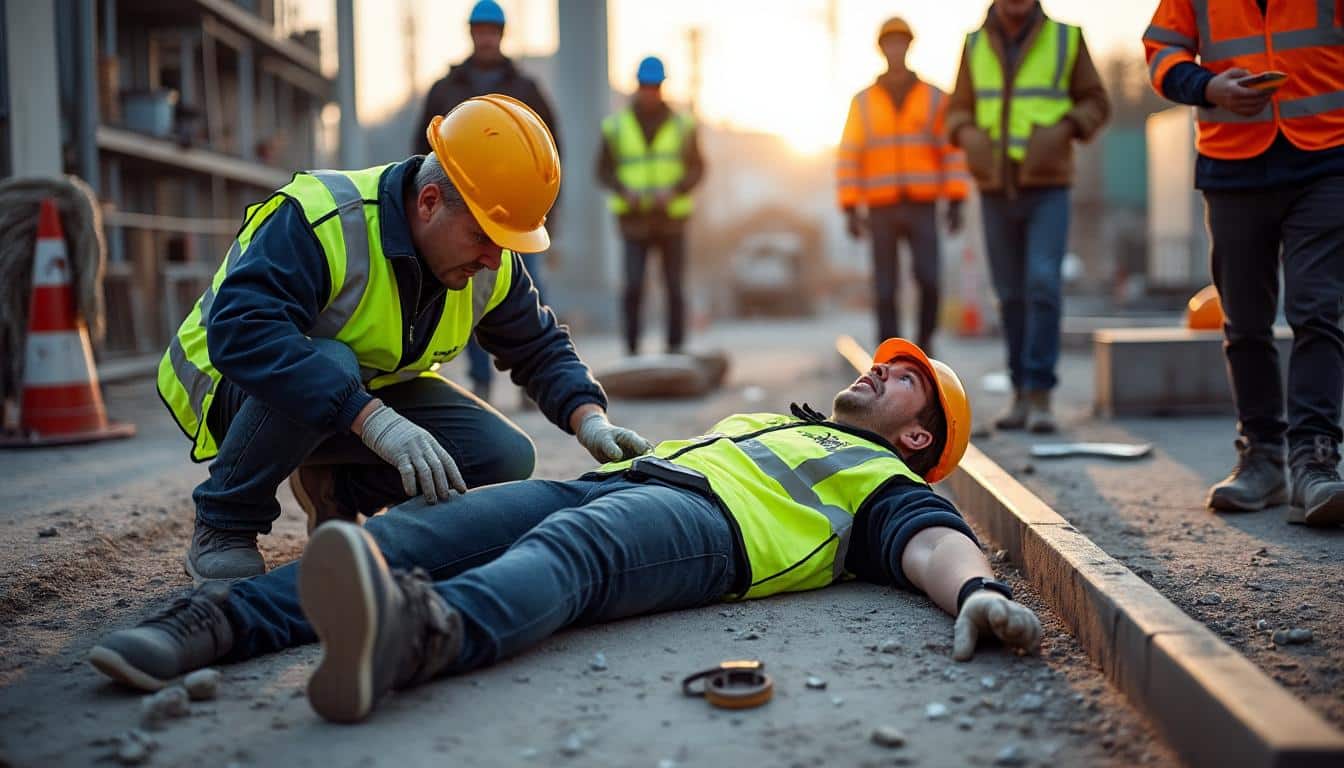 Illustration: Qu’est-ce qu’un accident du travail dans le secteur du BTP ?