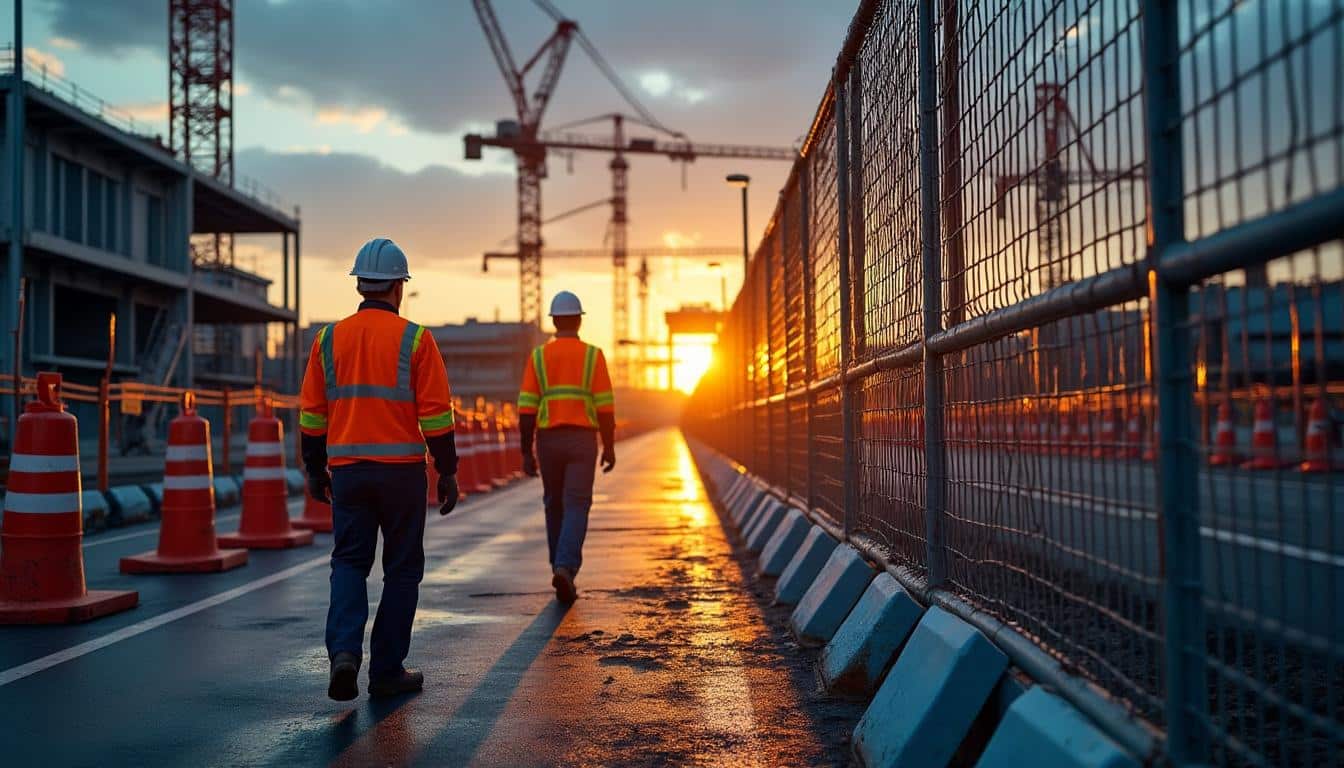 Illustration: Les règles légales et conventionnelles qui encadrent les zones de déplacement dans le BTP