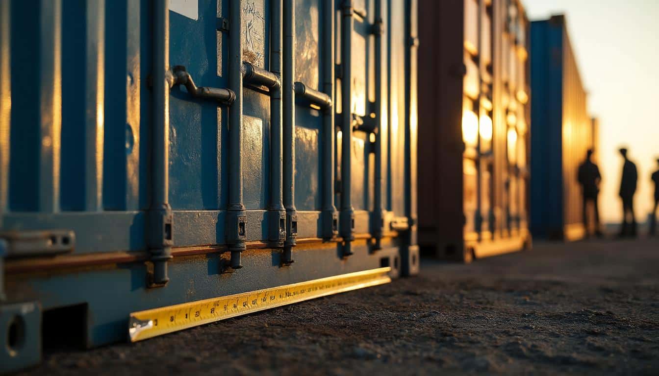 Taille du container : guide complet pour choisir la dimension idéale