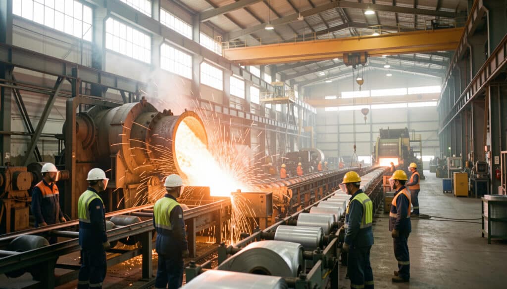 Comment se déroule la fabrication de l’acier ?