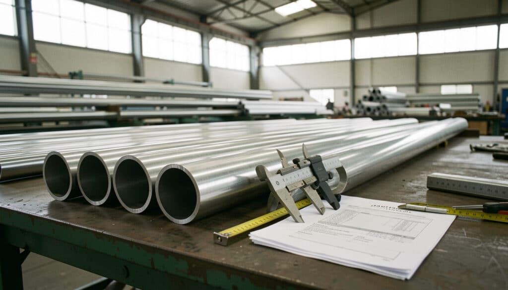 Diamètre des tubes en acier : mesures, tailles et normes