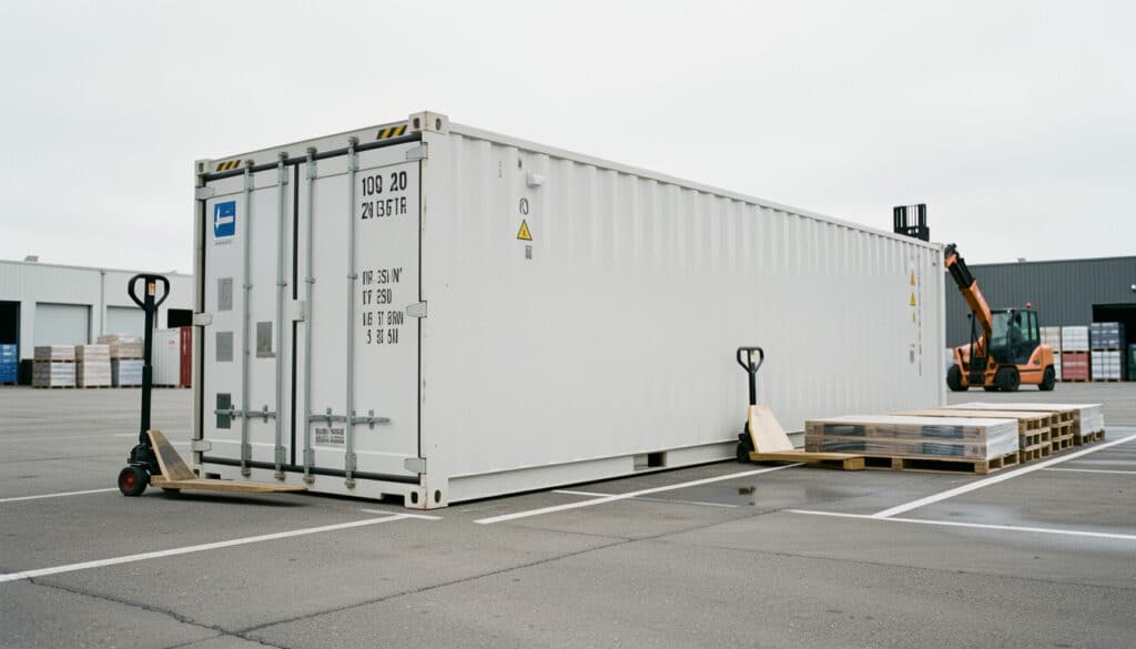 Dimensions d’un container de 20 pieds et capacité